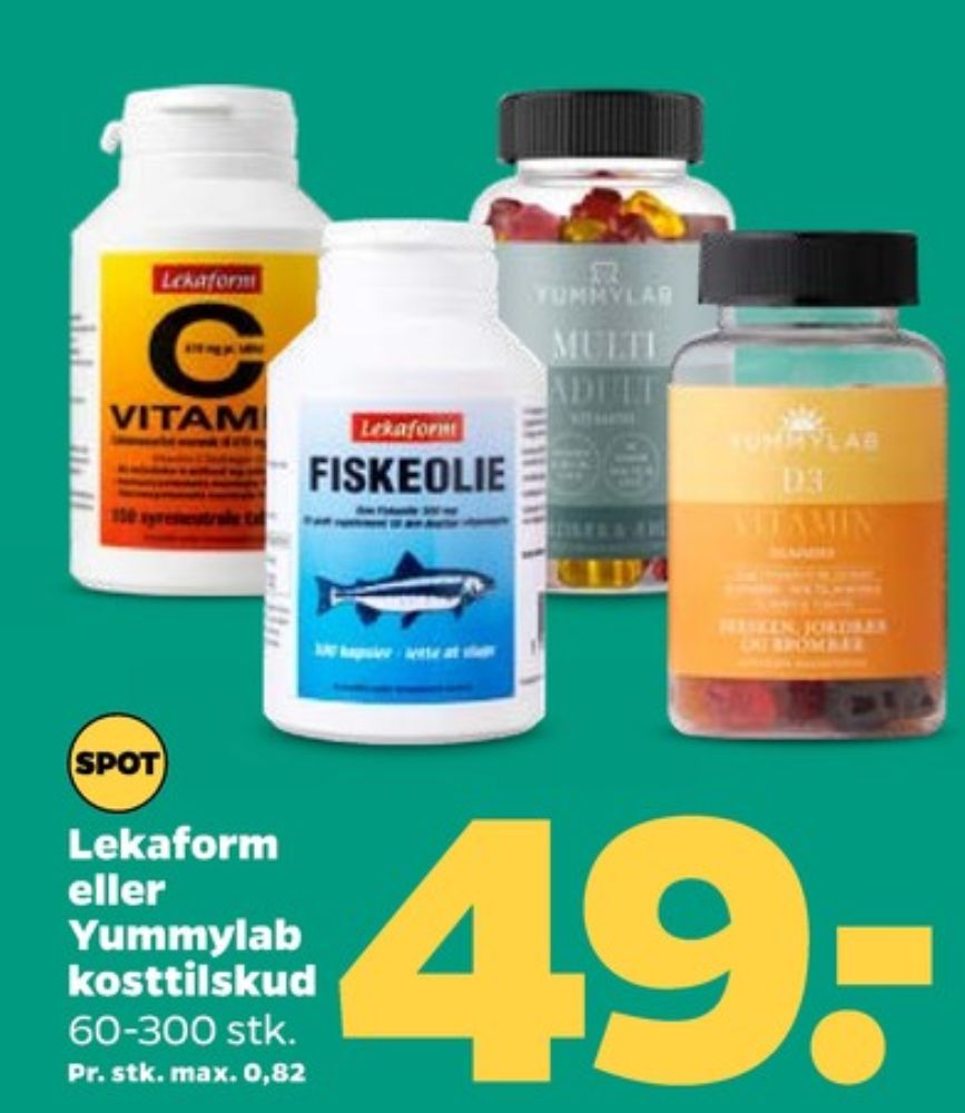 Lekaform, Fiskeolie