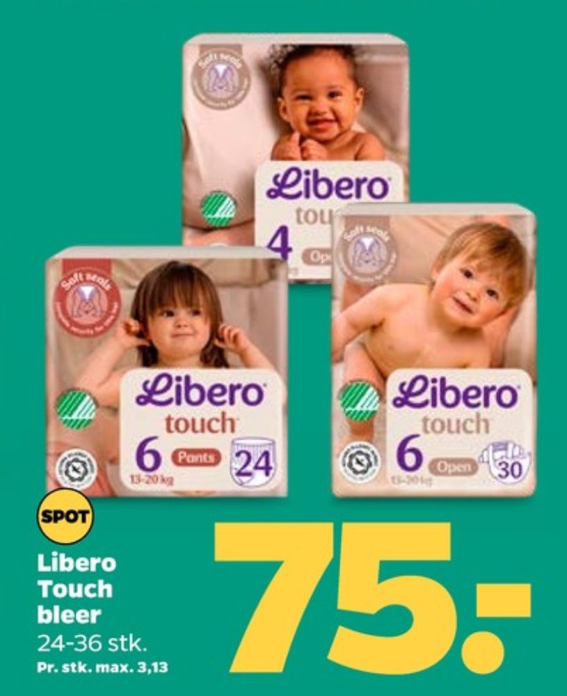 Libero Touch, Bleer str 4 7-12 kg
