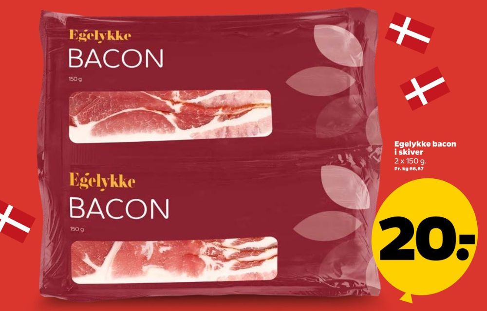 Egelykke, Baconskiver