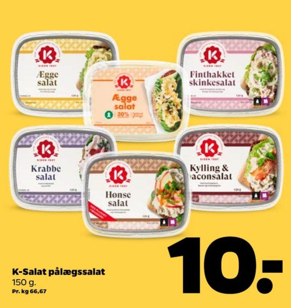 K-salat, Kylling & Baconsalat