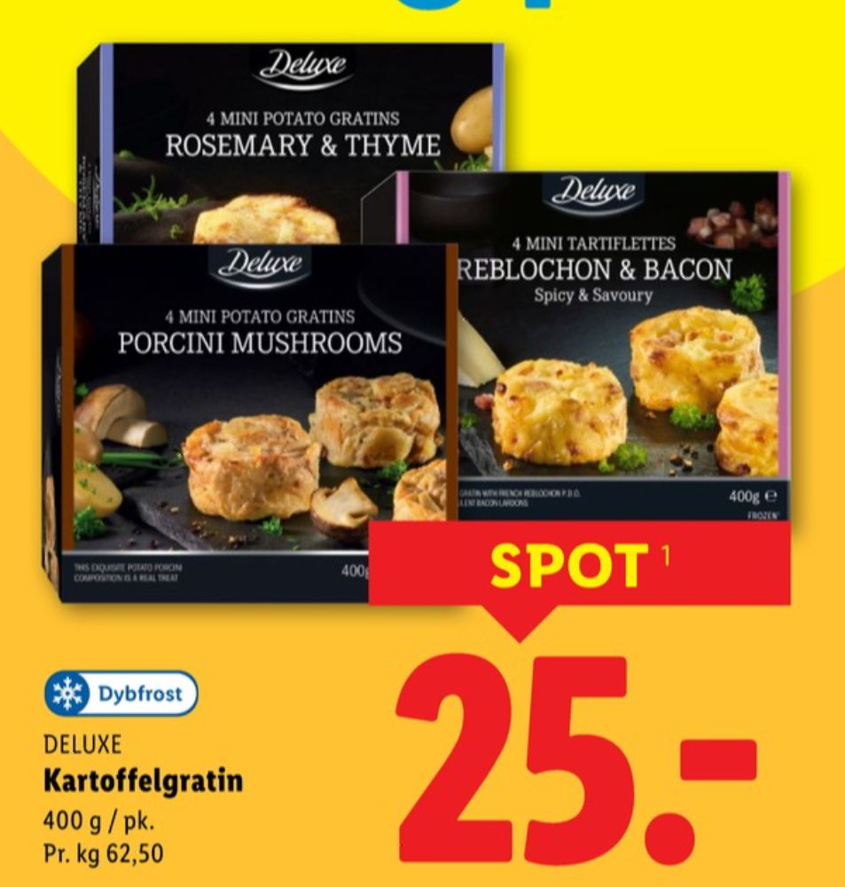 Deluxe, Potato Gratin Reblochon & Bacon