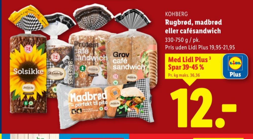 Kohberg, Solsikkerugbrød