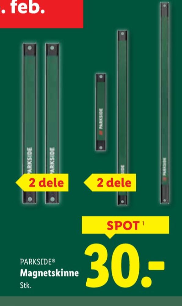 Parkside, Magnetskinne