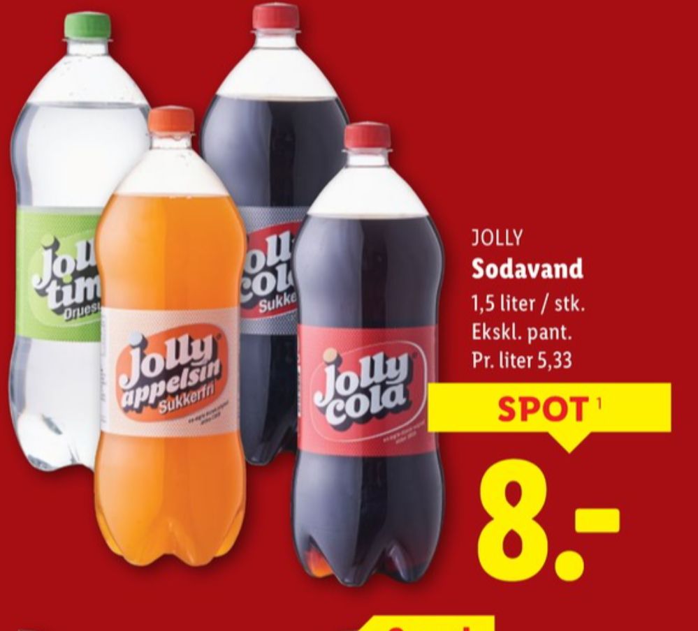 Jolly Cola Sukkerfri, Cola