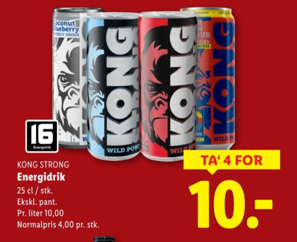 Kong Strong Watermelon, Energidrik