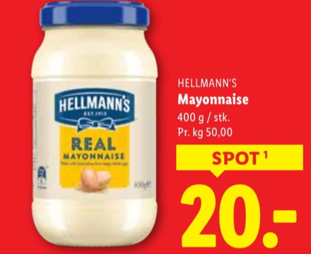Hellmanns, Real Mayonnaise
