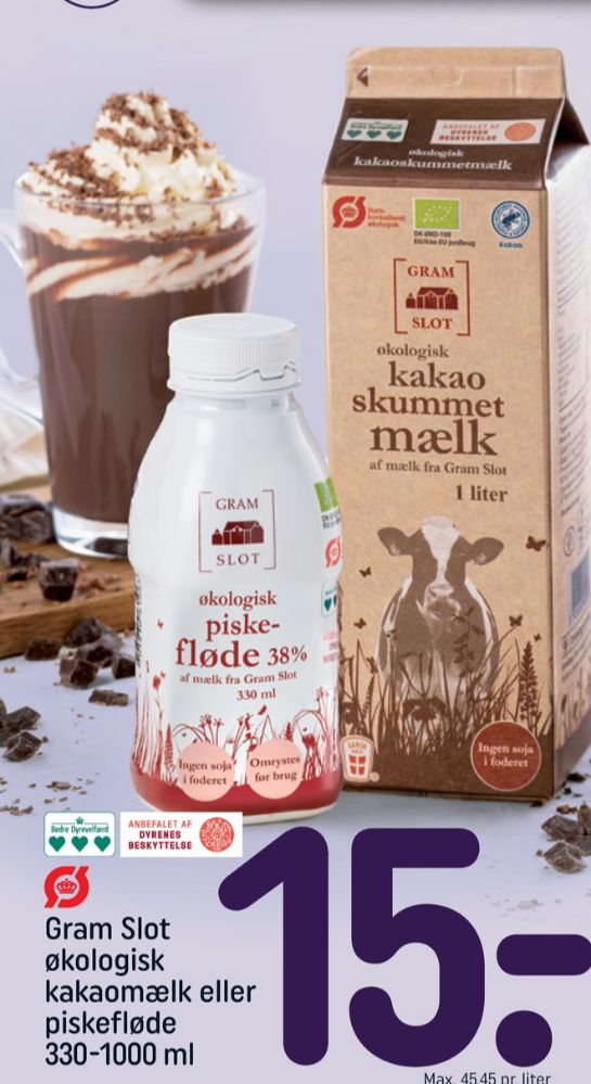 Gram Slot, Piskefløde 38%