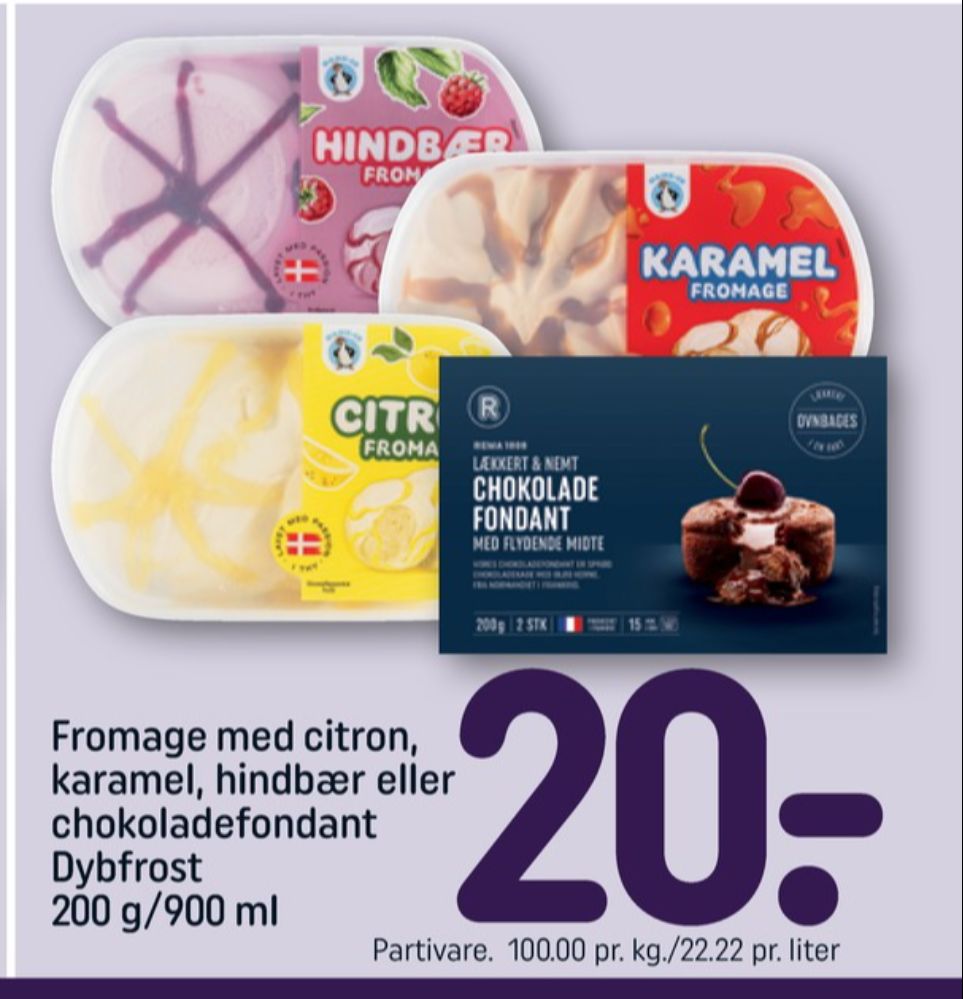 Rema 1000, Chokoladefondant