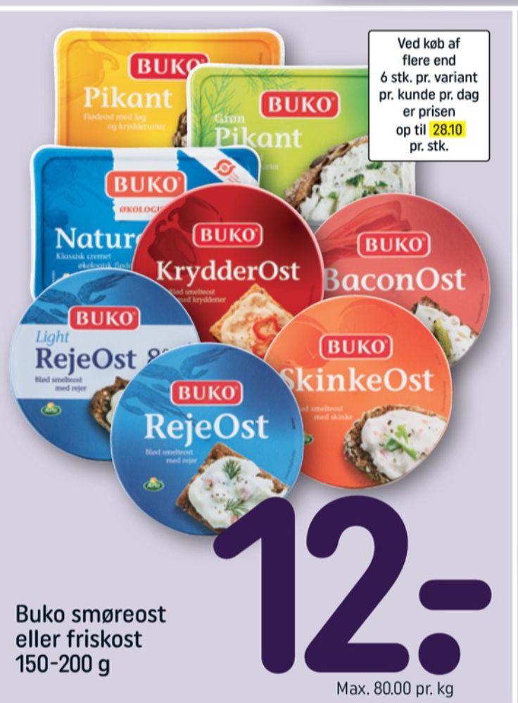 Buko Smelte, Smøreost Baconost