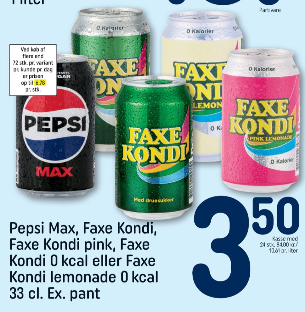 Faxe Kondi 0 Kalorier, Sportssodavand