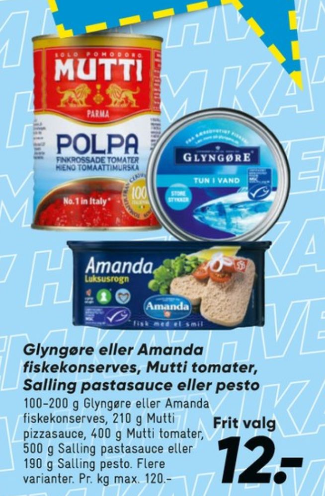Salling, Pastasauce Hvidløg