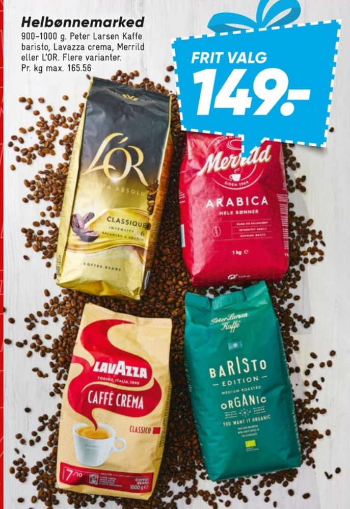 LOR Crema Absolu Classique, Kaffebønner