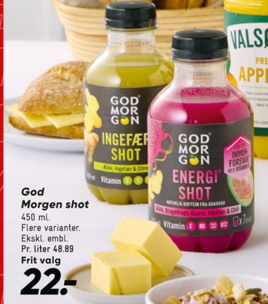 GodMorgen, Energi Shot