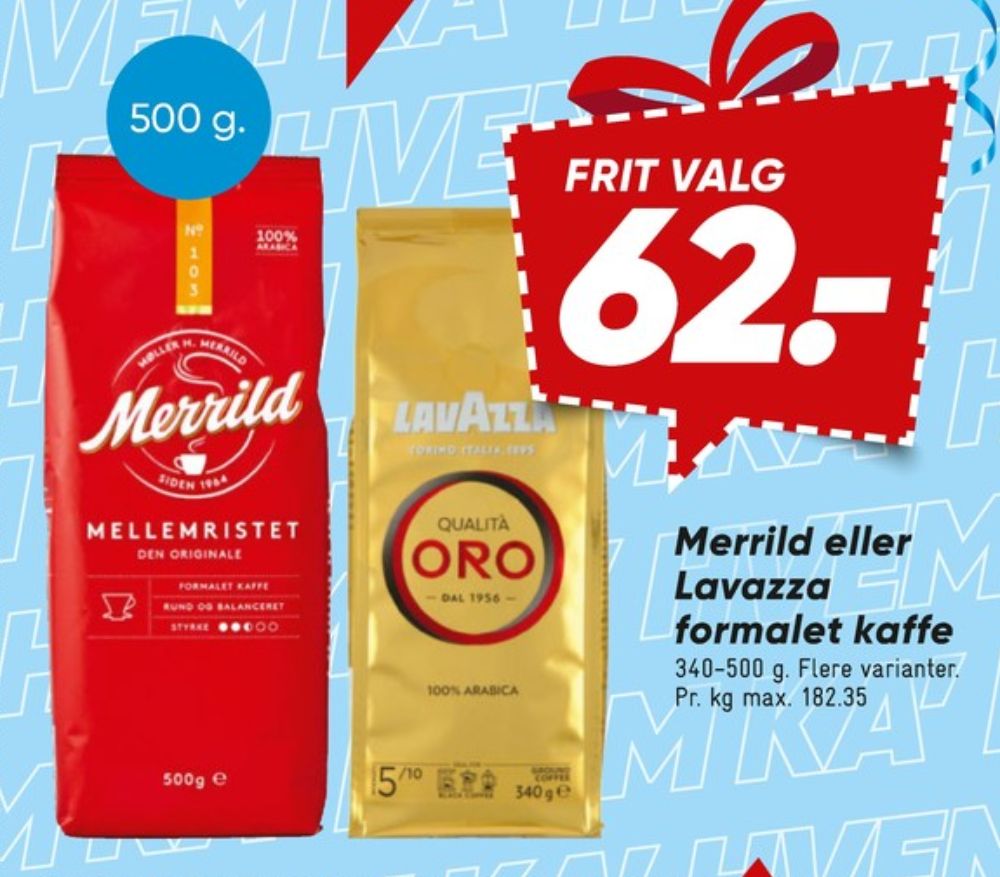 Merrild Mellemristet, Kaffe Formalet
