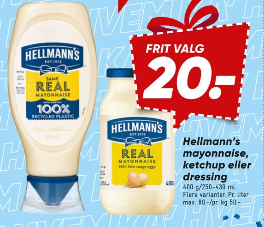 Hellmanns, Real Mayonnaise