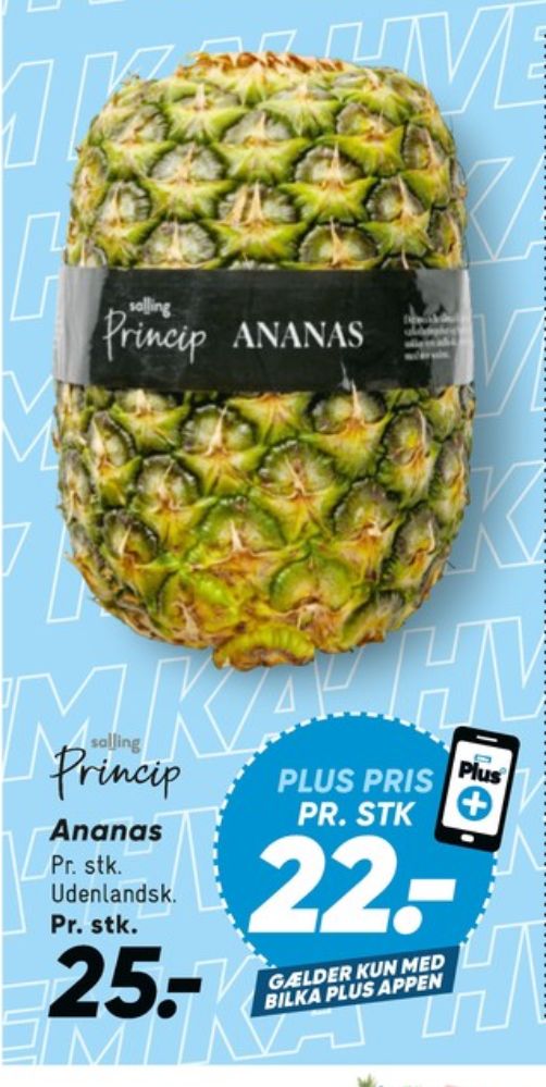 Salling Princip, Ananas