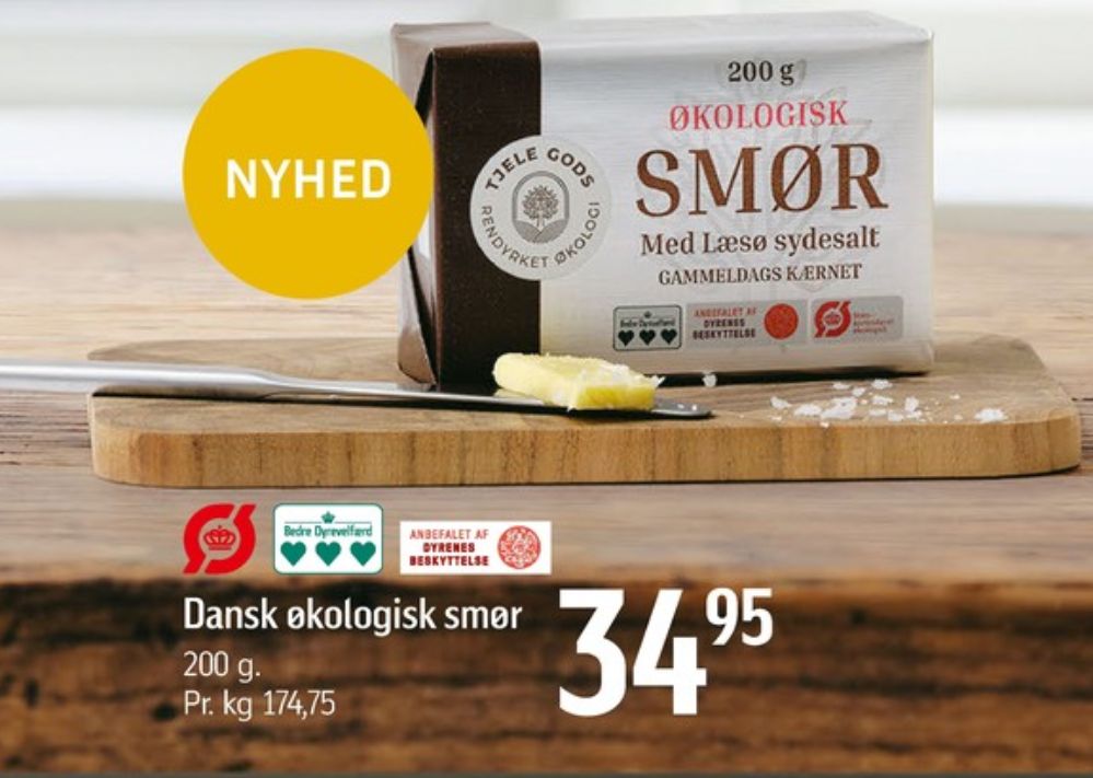 Tjele Gods, Smør med Læsø Sydesalt