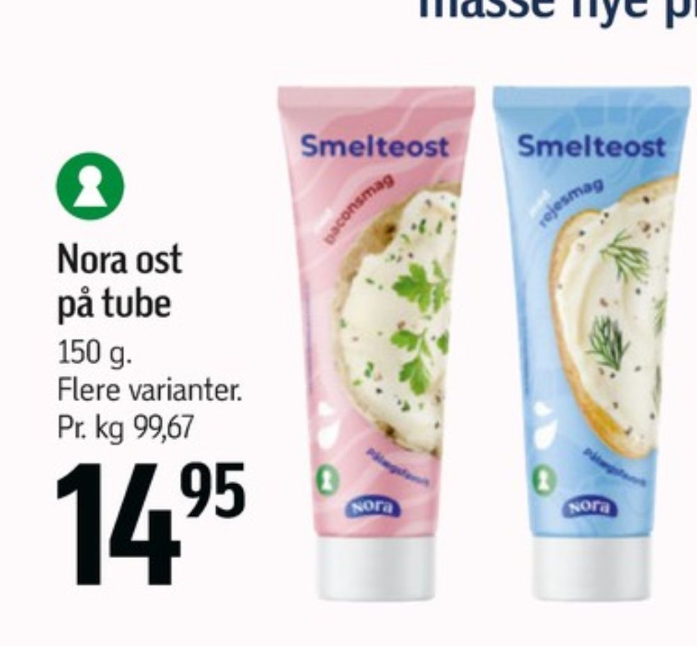 Nora, Bacon Smelteost