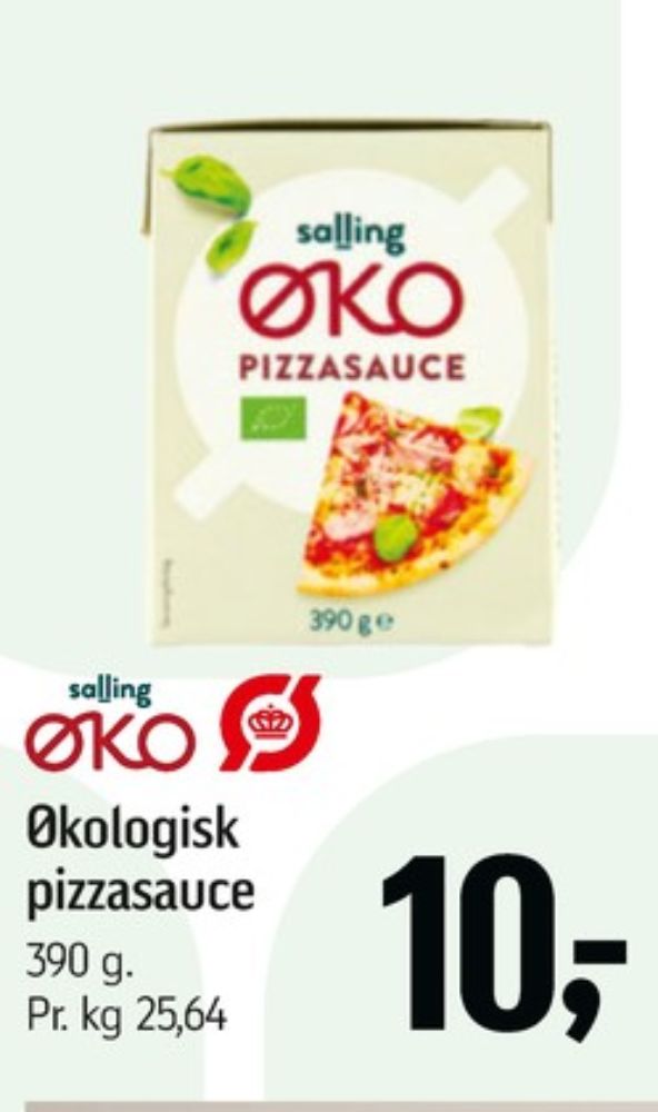 Salling ØKO, Pizzasauce