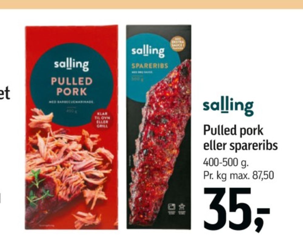 Salling, Spareribs