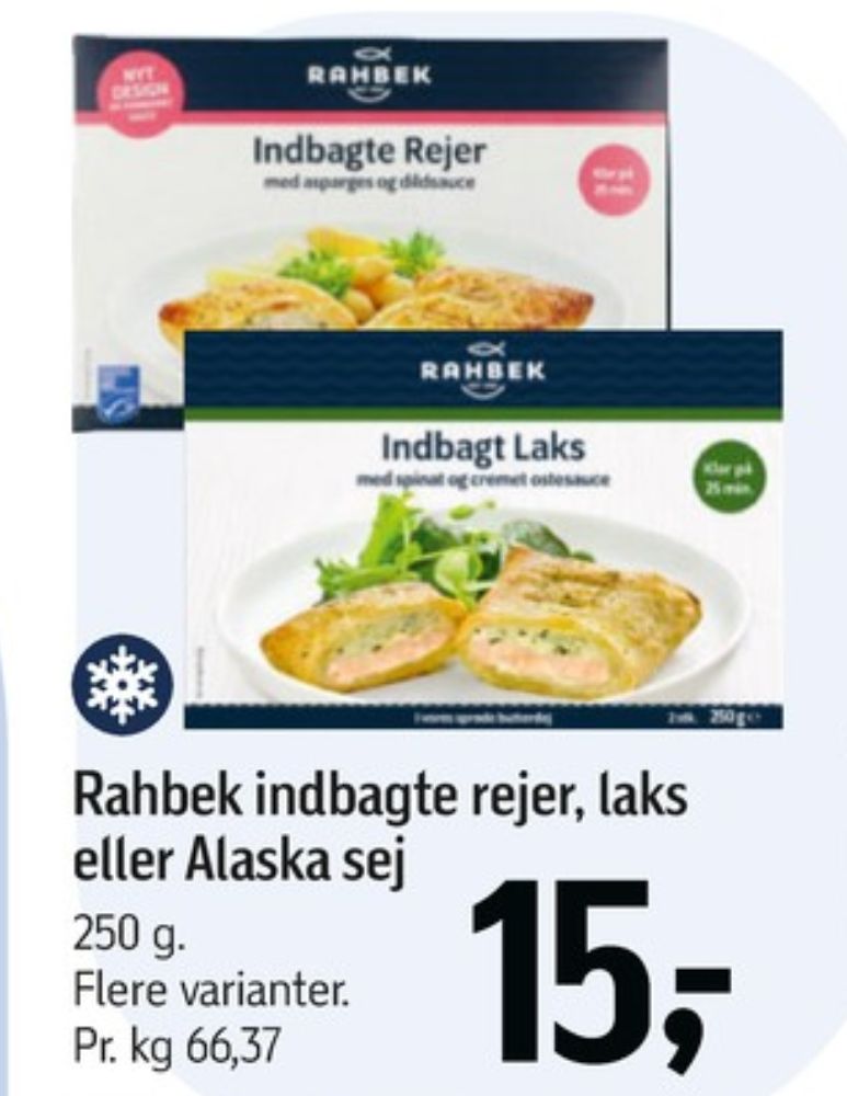 Rahbek, Indbagte Rejer med Asparges og Dildsauce
