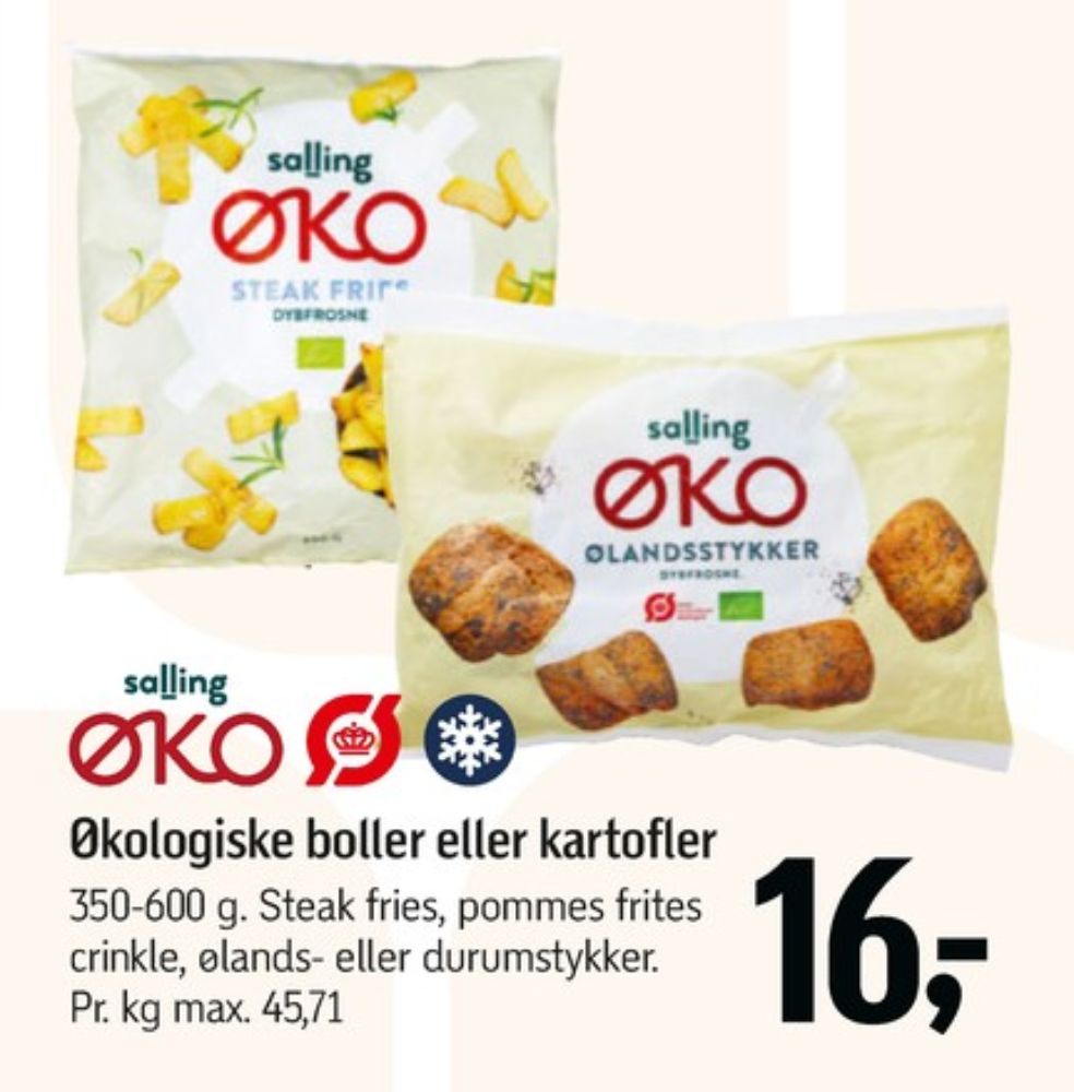Salling ØKO, Steak Fries