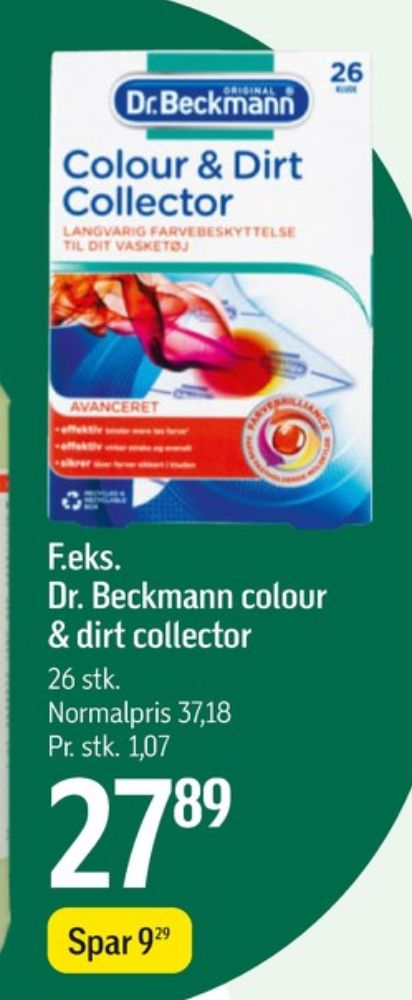 Dr Beckmann, Misfarvningsklude