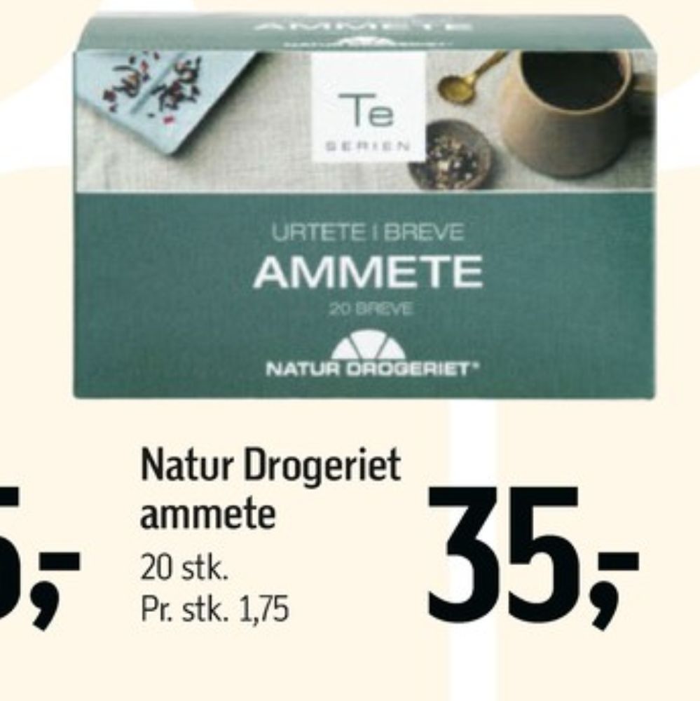 Natur Drogeriet, Ammete Urtete Tebreve