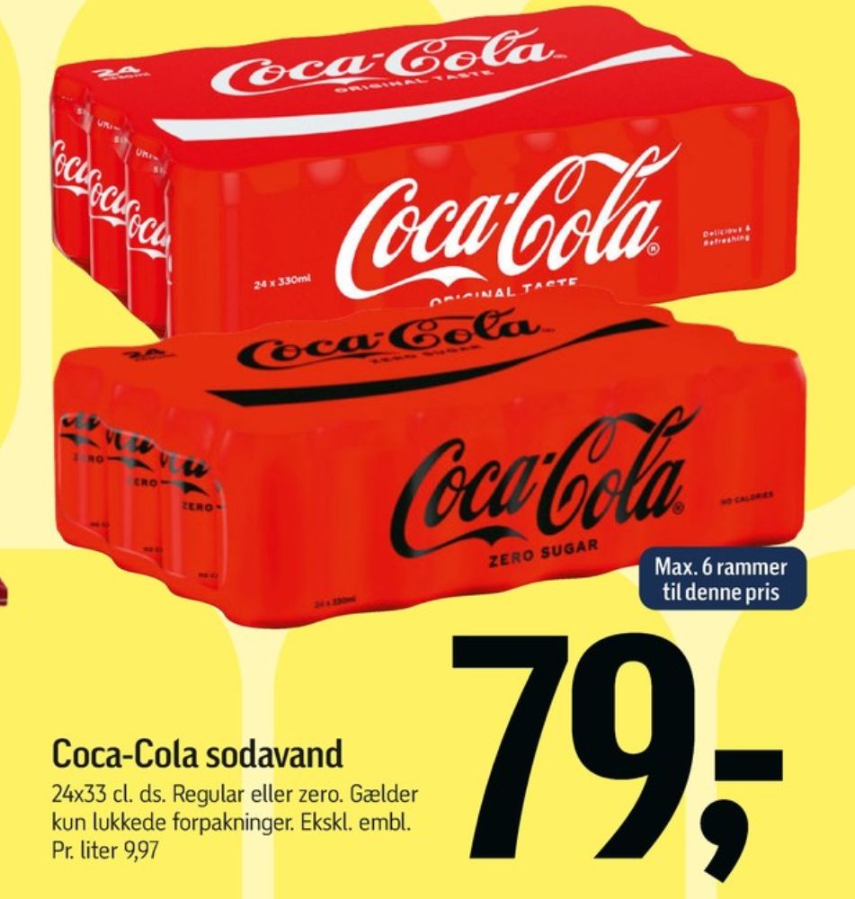 Coca Cola Zero, Cola 24 pk.