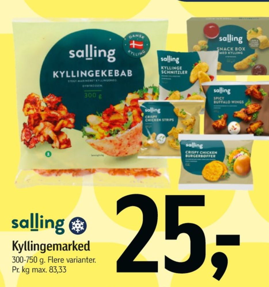 Salling, Kyllingeschnitzel
