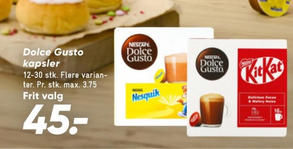Nescafe Dolce Gusto Kitkat, Kakaokapsler