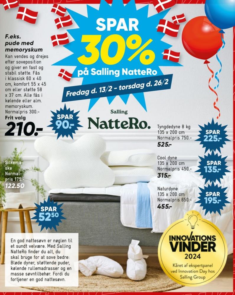 Salling NatteRo, Dyne