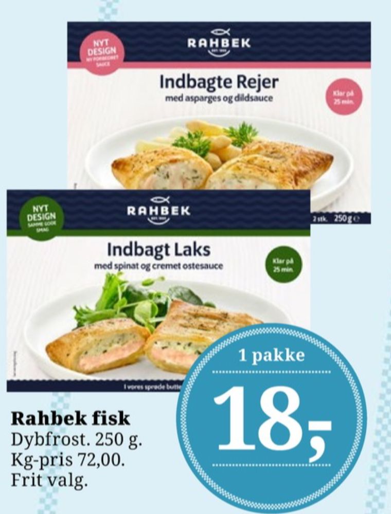 Rahbek, Indbagte Rejer med Asparges og Dildsauce
