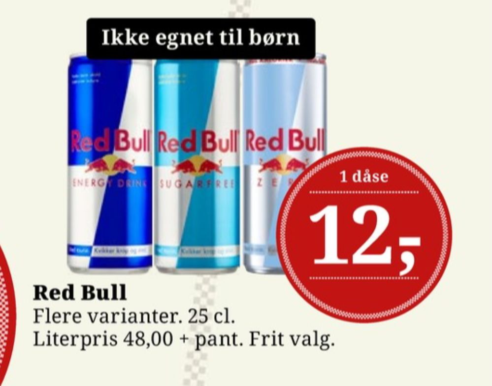 Red Bull Energy, Energidrik