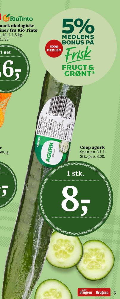 Coop, Agurk
