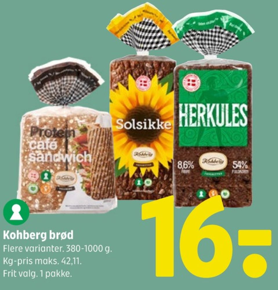 Kohberg Herkules, Rugbrødsskiver