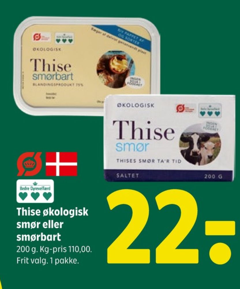 Thise, Smørbar