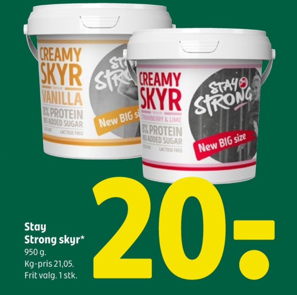 Stay Strong, Vanilje Skyr 