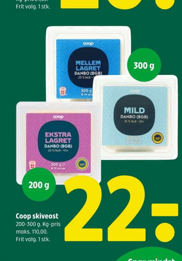 Coop, Skiveost Danbo Mild