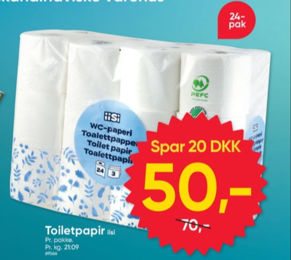 iiSi, Toiletpapir