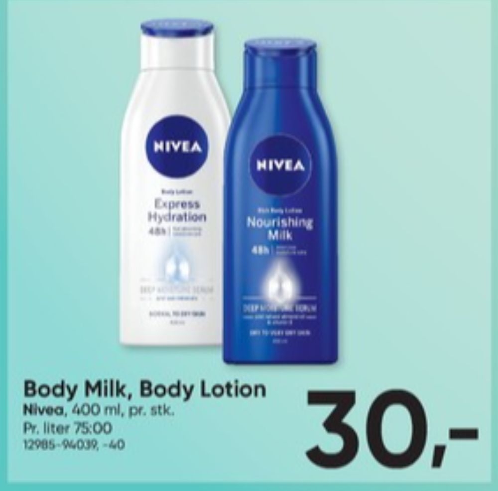 Nivea, Bodymilk
