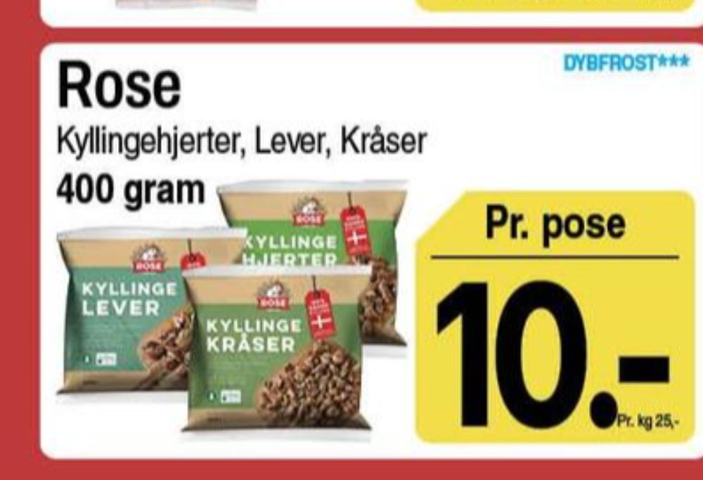 Rose, Kyllingekråser