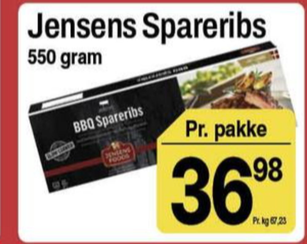 Jensens, Spareribs