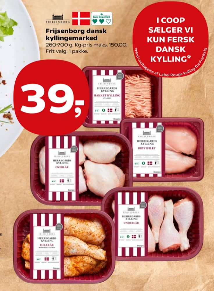 Frijsenborg, Kyllingebrystfilet