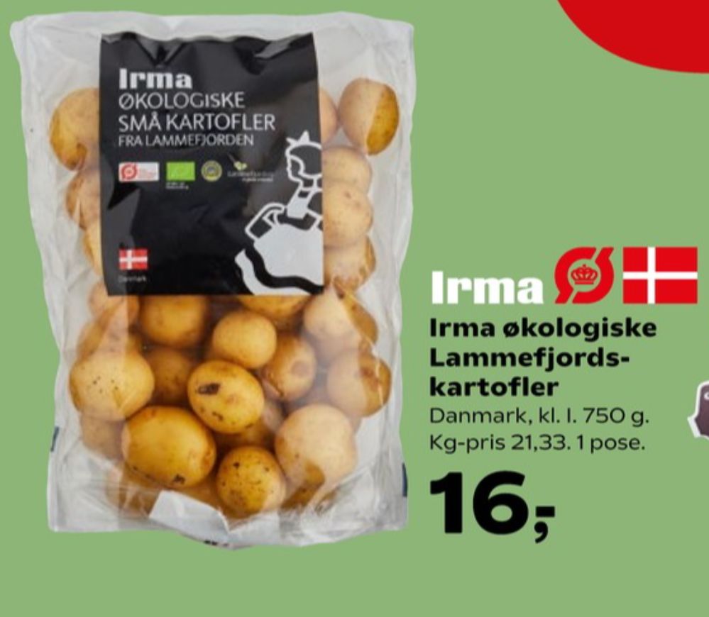 Irmas, Kartofler