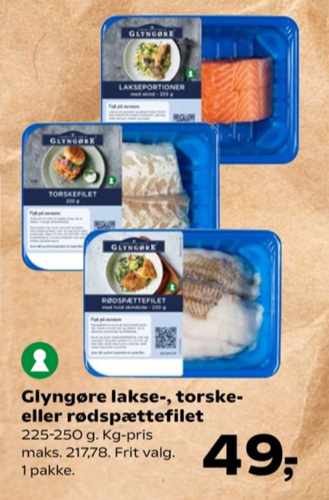 Glyngøre, Lakseportioner