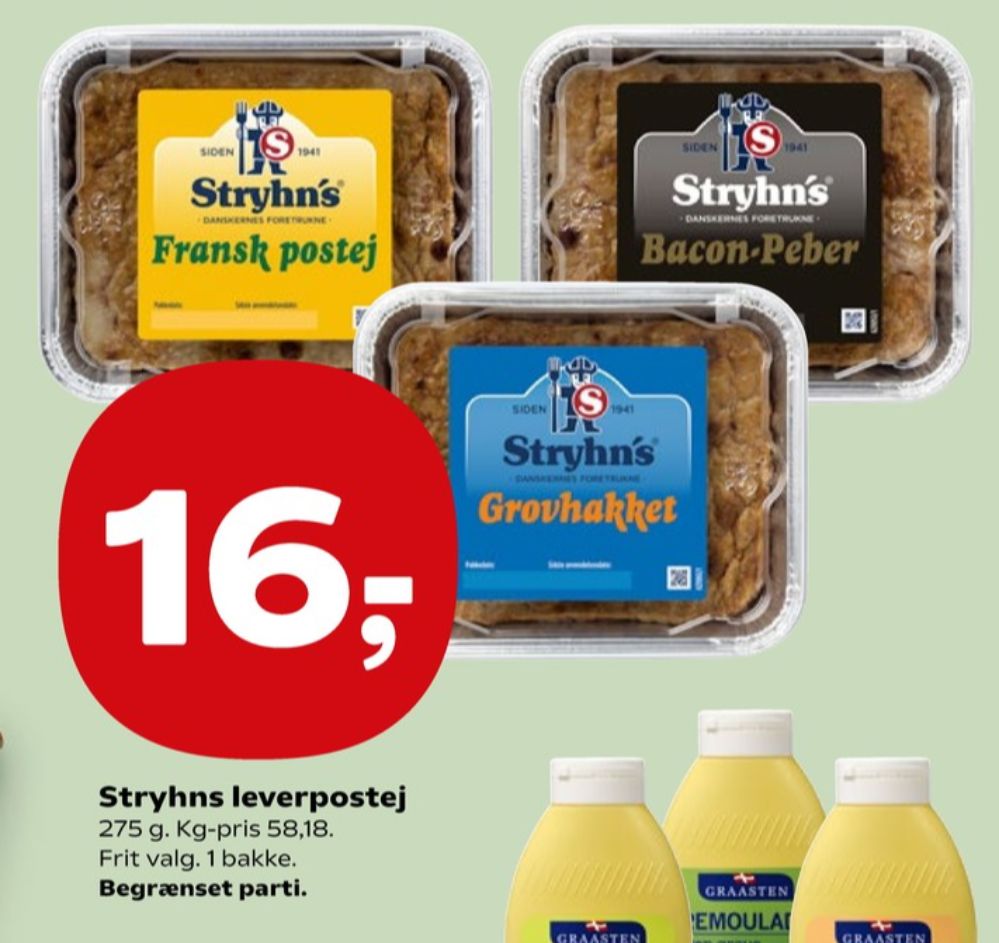 Stryhns Grovhakket, Leverpostej