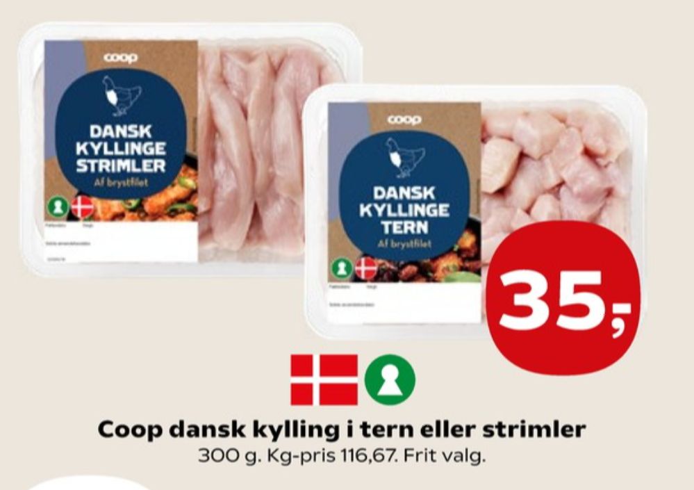 Coop, Kyllingestrimler