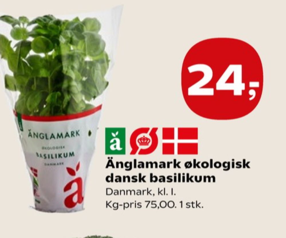 Änglamark, Basilikum