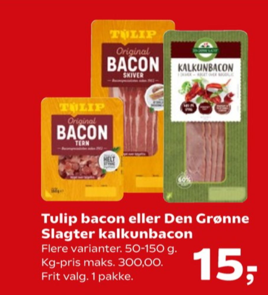 Tulip, Bacontern